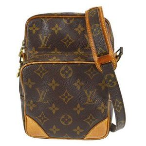Authentic Louis Vuitton Crossbody Bag Amazone Monogram Used LV Handbag Vintage
